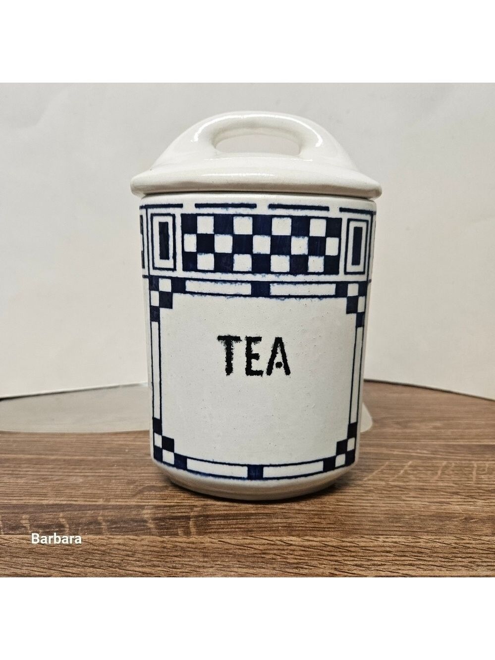 Vintage Antique 20s Czecho 1 Slovakia "Yvonne 357" Tea Porcelain Cannister